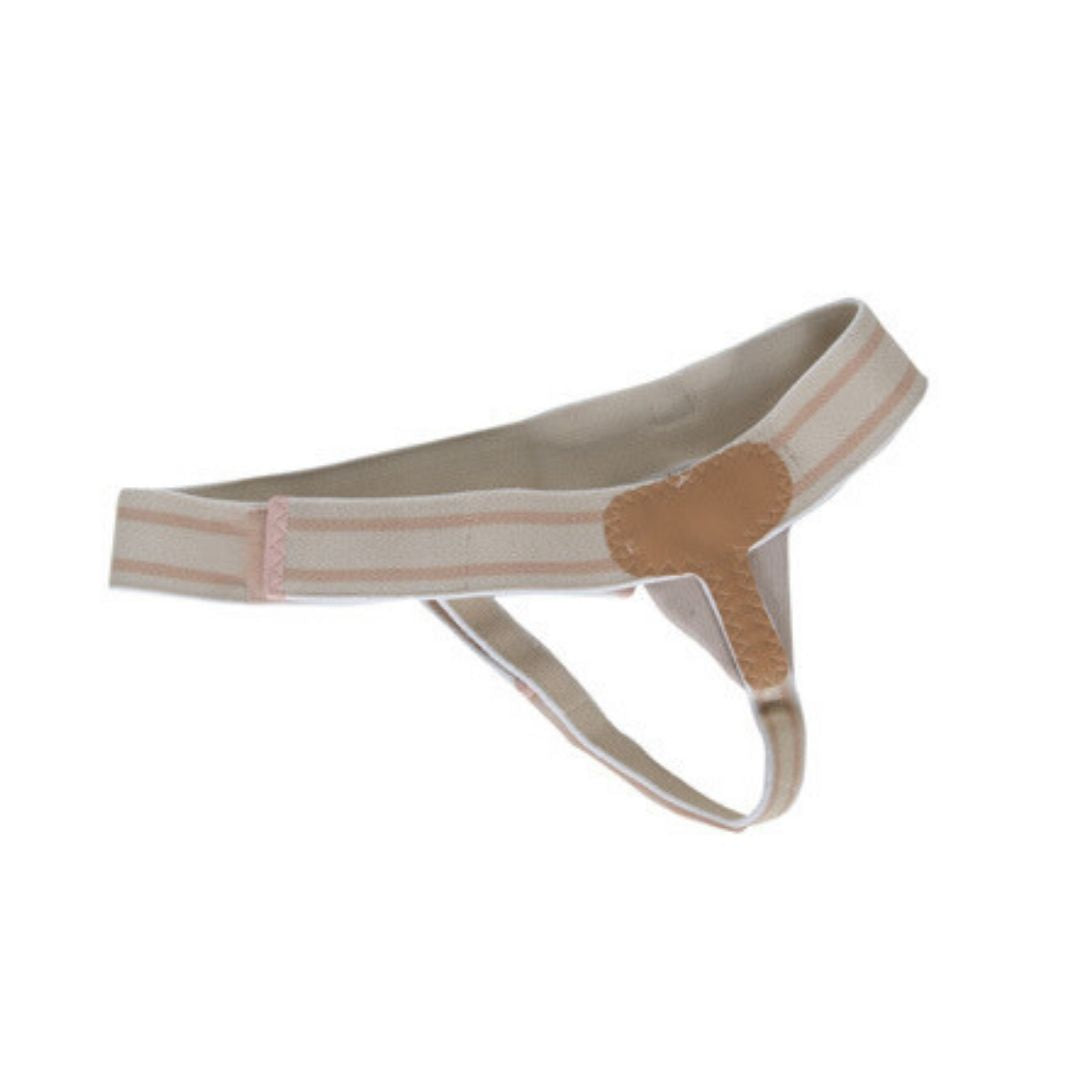 Anatomical Hernia Ligament Support with Adjustable Tampon