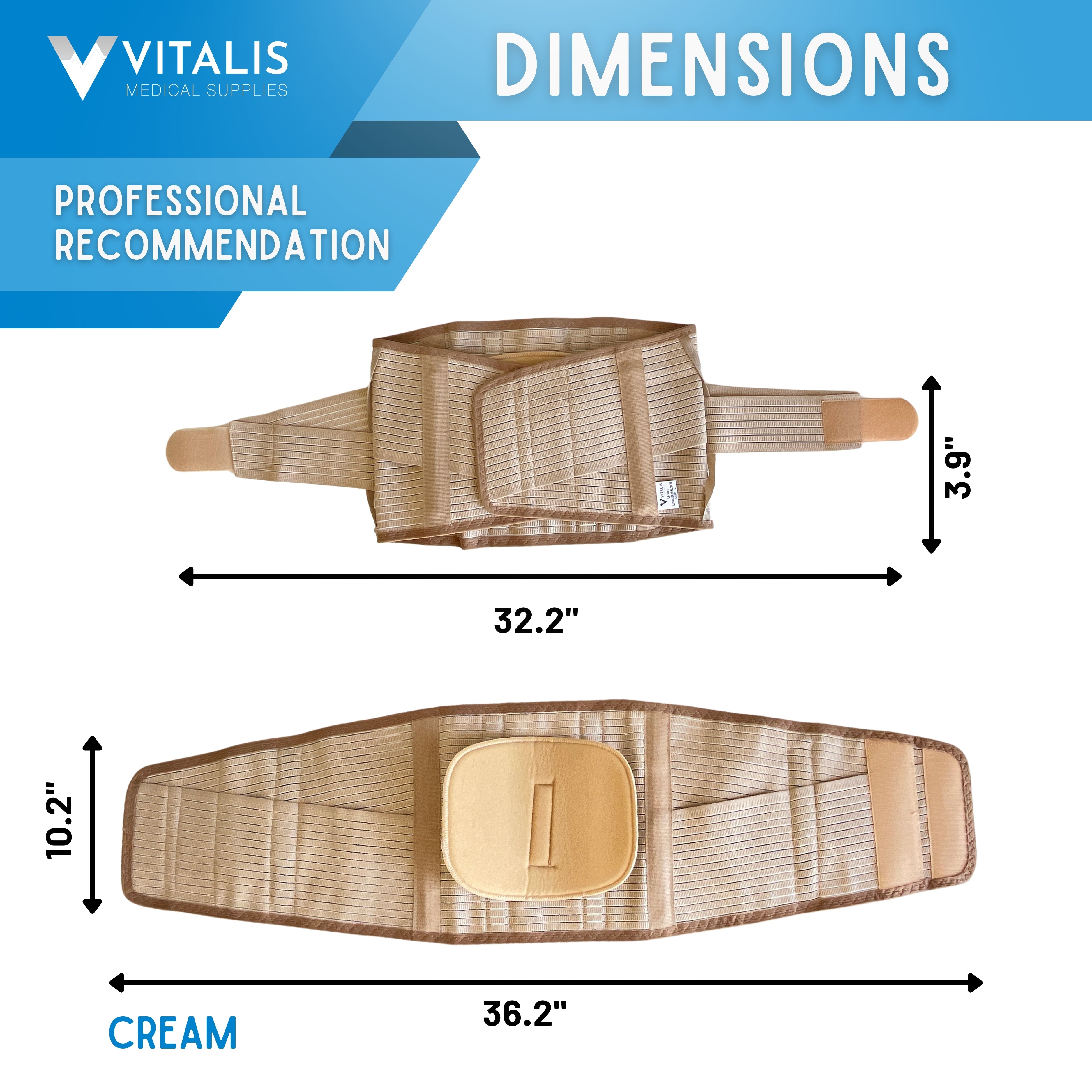 Vitalis Lumbasacral Corset | Premium Back Support & Pain Relief