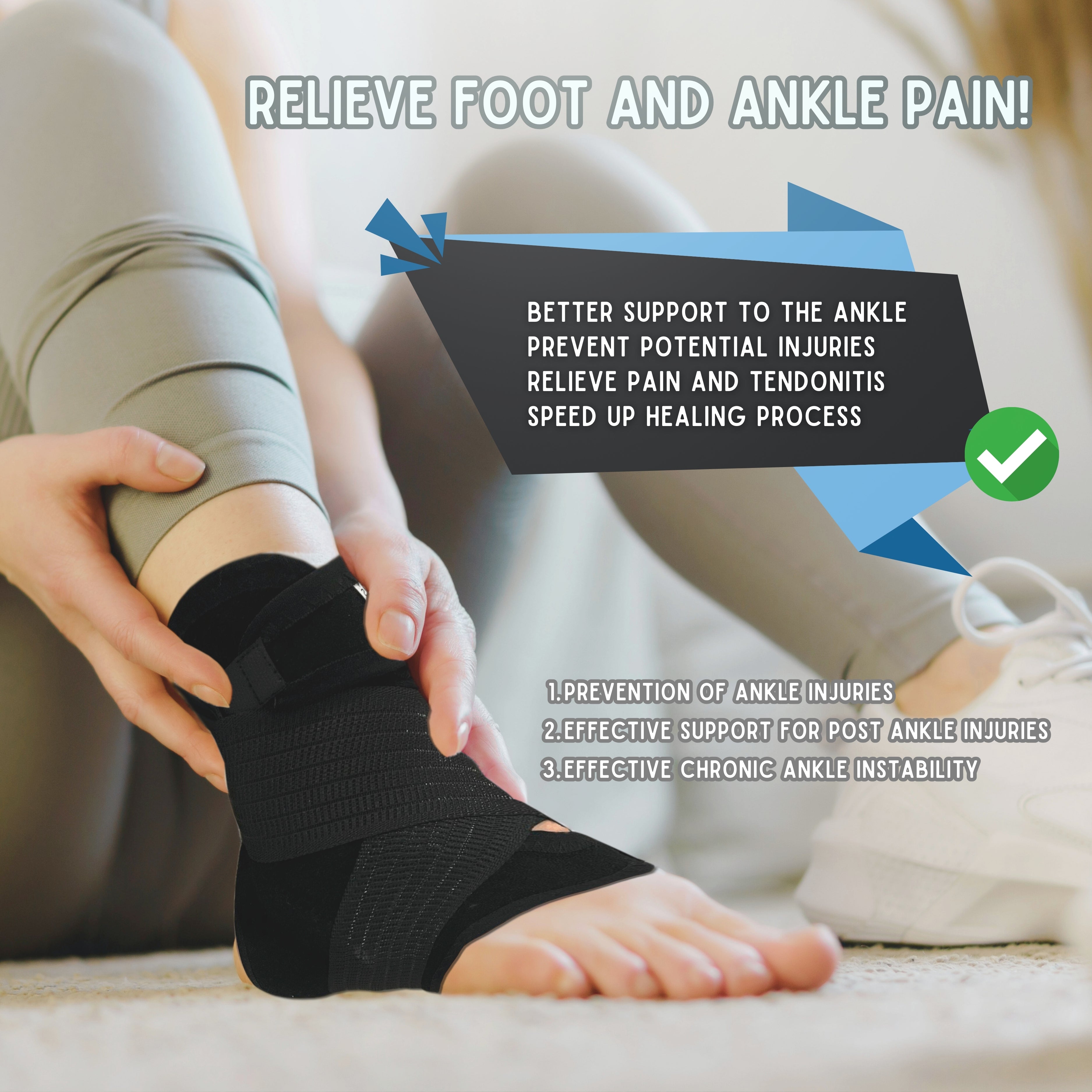 Vitalis Ankle Brace | Professional-Grade Ankle Support & Stability