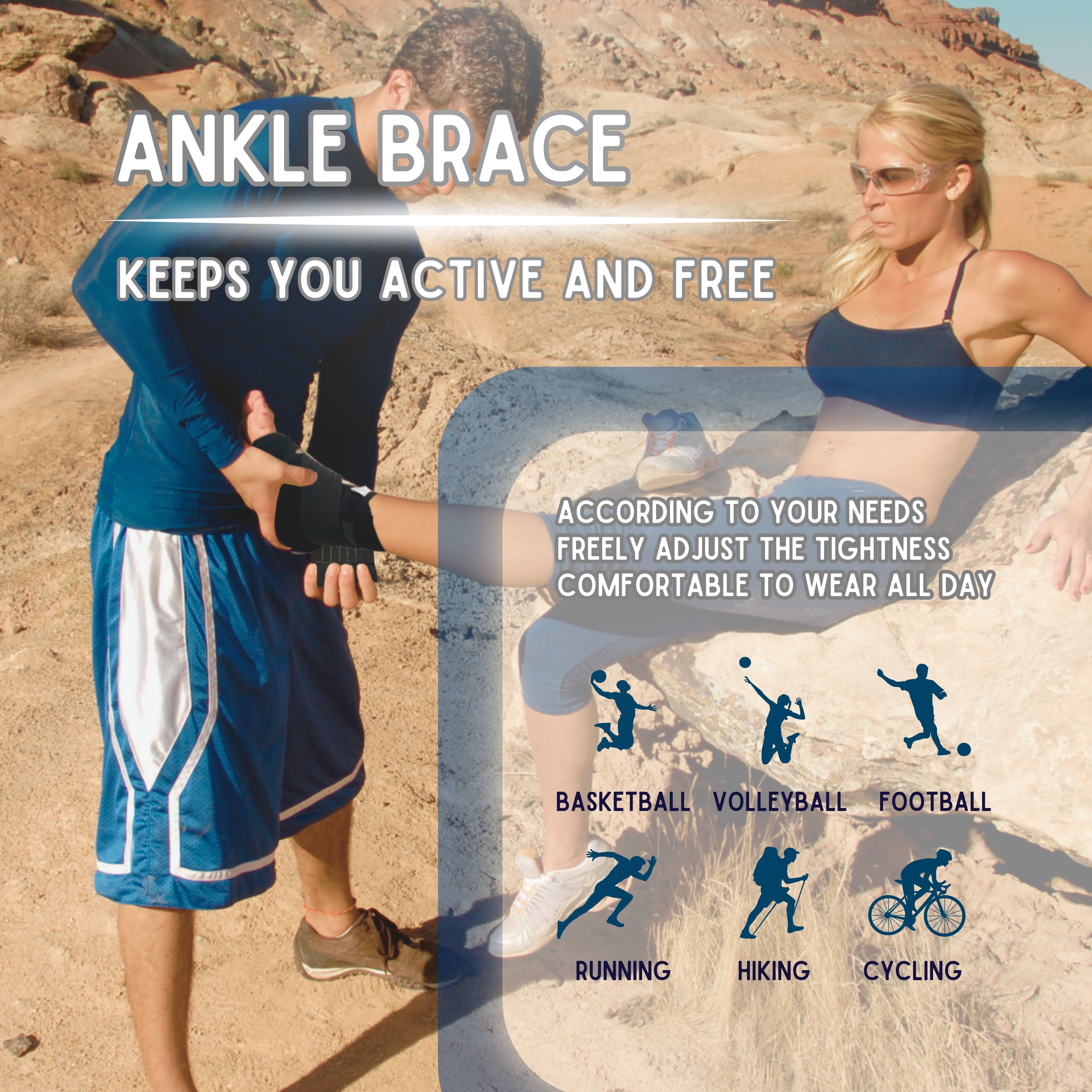 Vitalis Ankle Brace | Professional-Grade Ankle Support & Stability