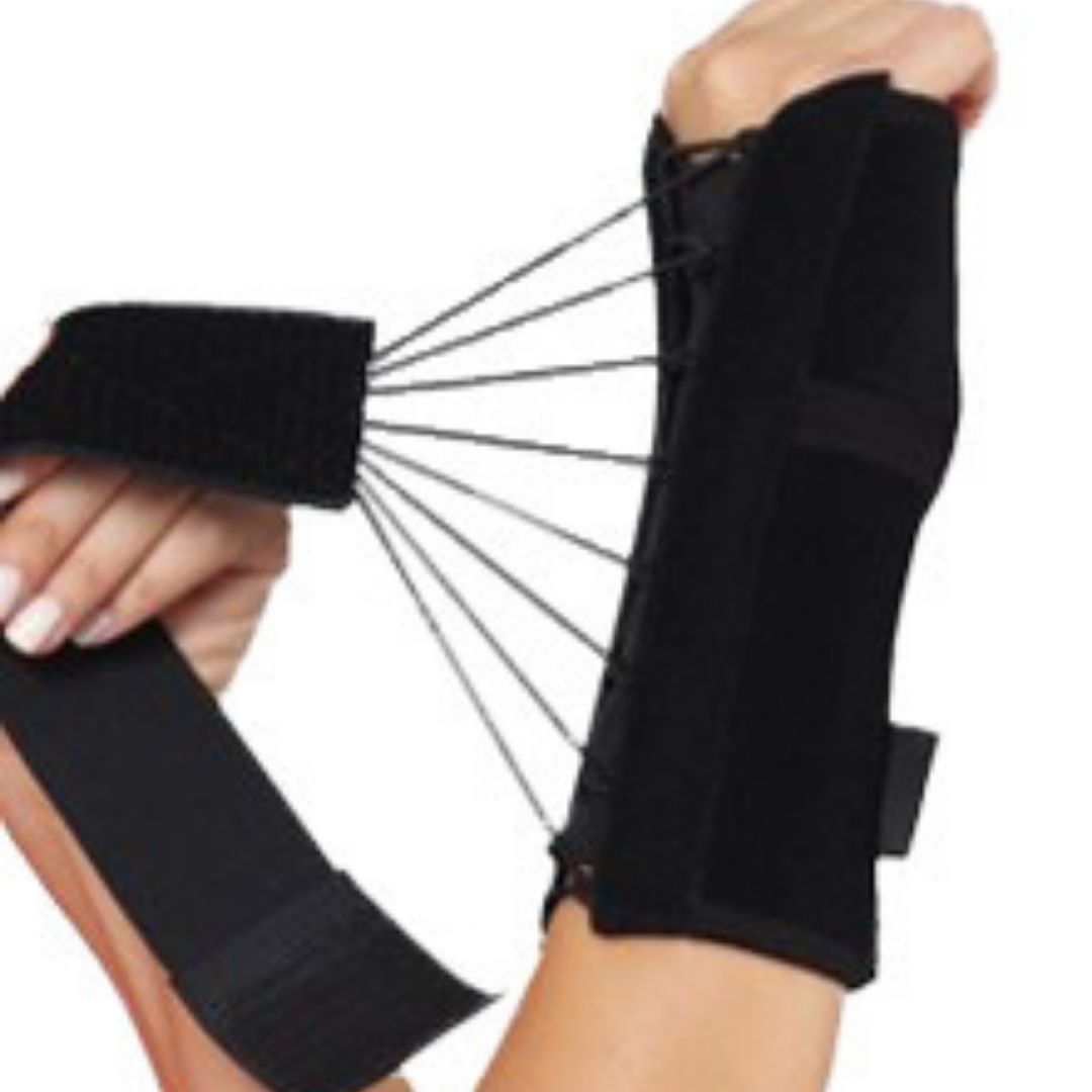 Latched Wrist Splint with Breathable Fabric and Aluminum Support