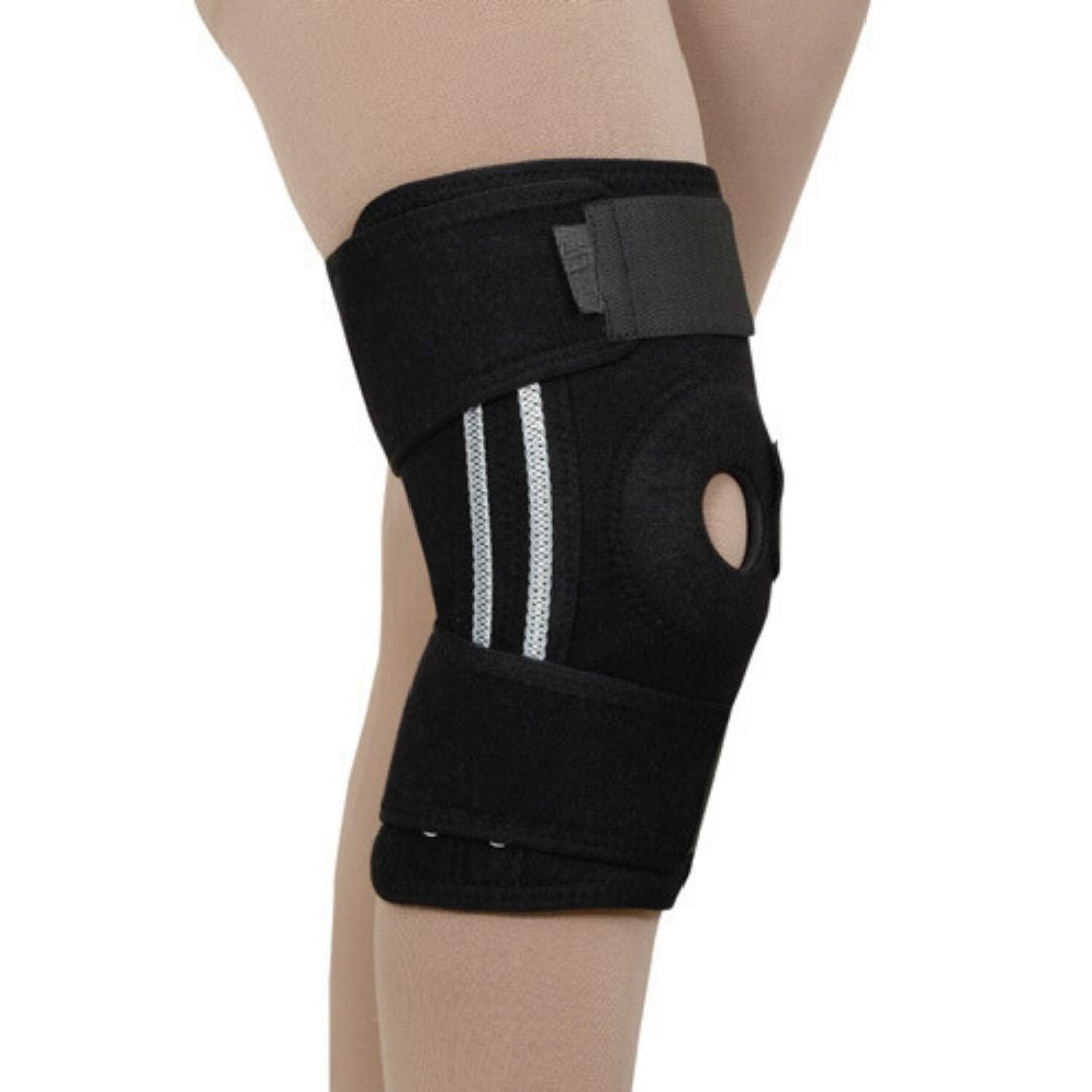 Anatomical Ligament Knee Support with Open Patella Design